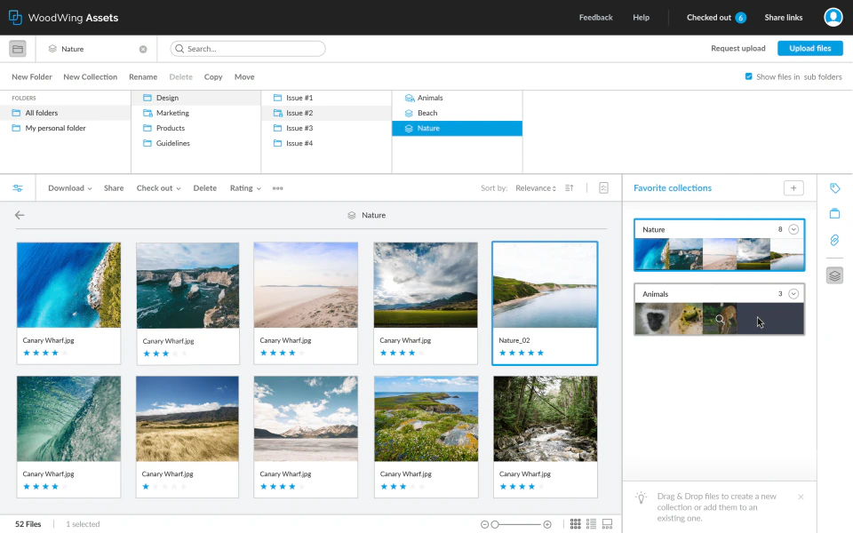 screenshot of WoodWing Assets
